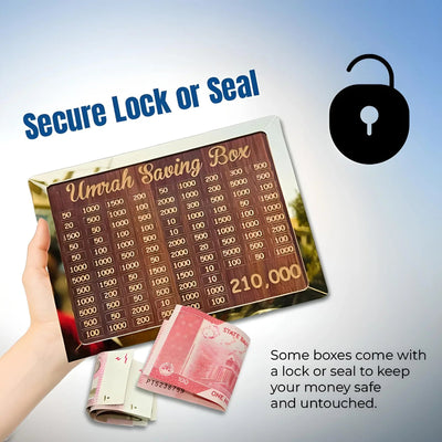 Umrah Saving Wooden Box