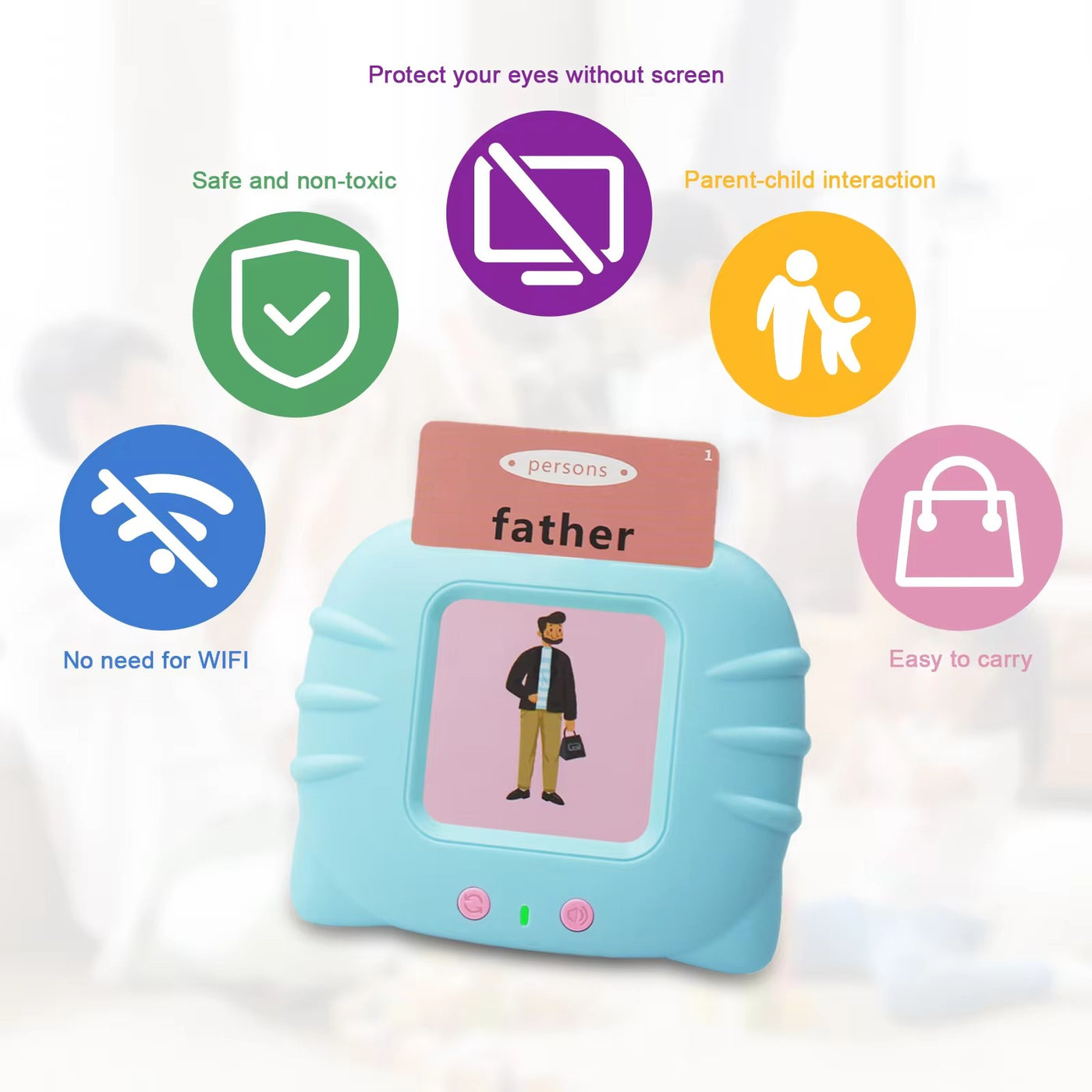 Talking Flash Cards/ Preschool Learning Toys/ Early Educational Toys