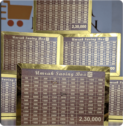 Umrah Saving Wooden Box