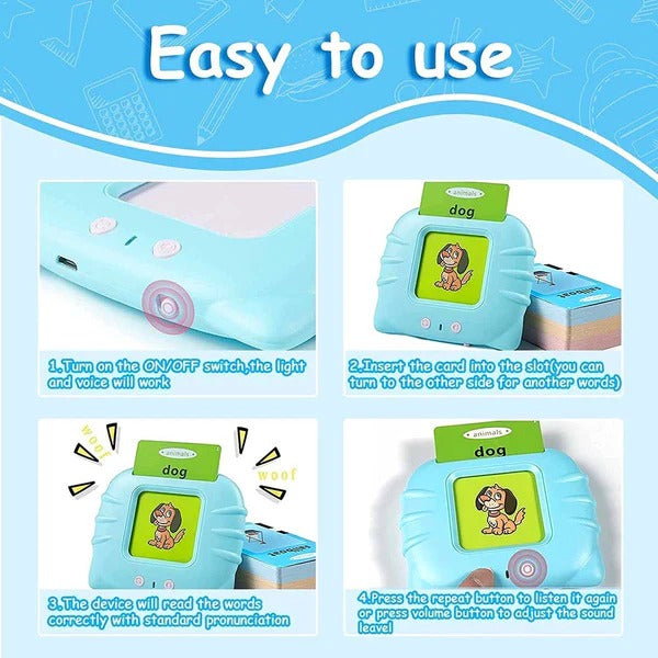 Talking Flash Cards/ Preschool Learning Toys/ Early Educational Toys