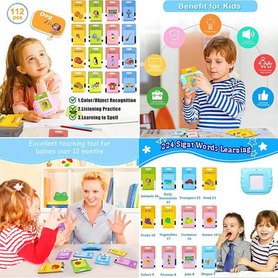 Talking Flash Cards/ Preschool Learning Toys/ Early Educational Toys