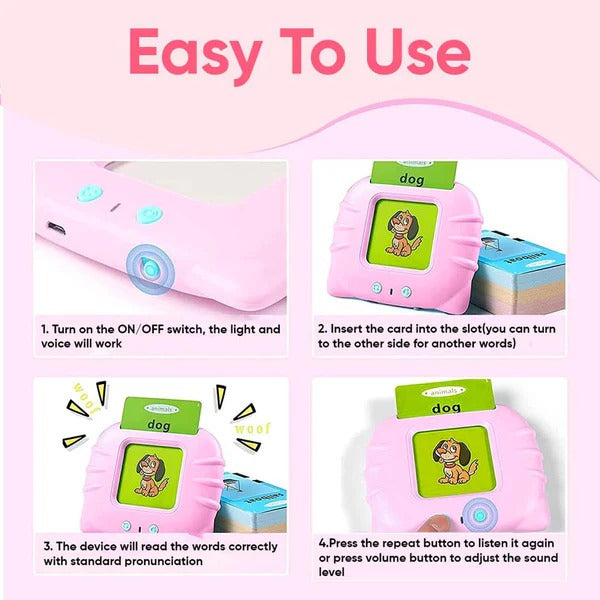 Talking Flash Cards/ Preschool Learning Toys/ Early Educational Toys